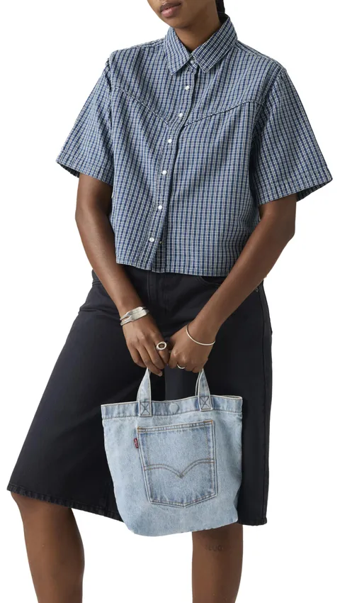 Levi's Mini Back Pocket Tote Handbag Donna, Ocean Indigo Wash 12, OS