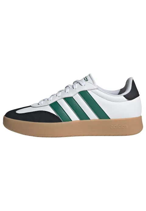 Adidas Uomo Barreda Shoes, Ftwr White/Collegiate Green/Core Black, 44 2/3 EU