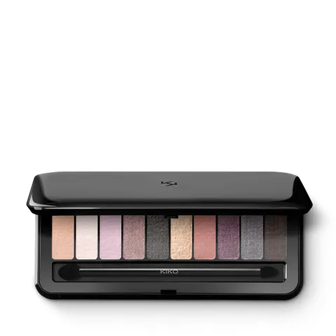 KIKO Milano Soft Nude Eyeshadow Palette 01 | Palette Con 10 Ombretti Multi Finish: