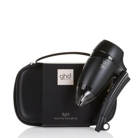 ghd Flight+ Asciugacapelli - Asciugacapelli Da Viaggio con pochette (Nero)