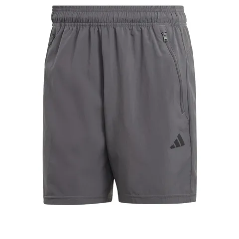 Adidas Uomo Train Essentials Woven Training Shorts, Grey Five/Black, S 7 inch