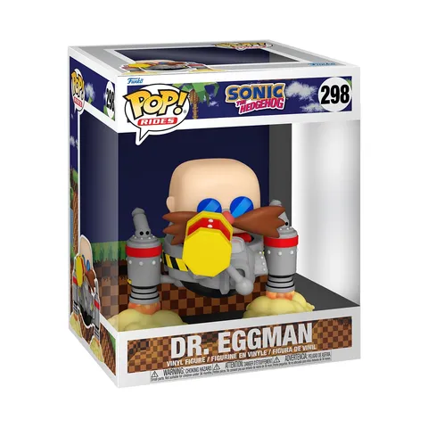 Funko POP! Rides: Sonic - Dr. Eggman - Sonic The Hedgehog - Figura in Vinile da