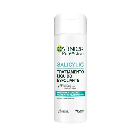Garnier Trattamento Liquido Esfoliante, Pelle Liscia e Levigata, Pori e Segni Post