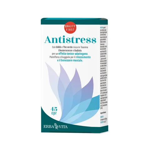 ERBA VITA Antistress integratore alimentare per il rilassamento e il benessere mentale a