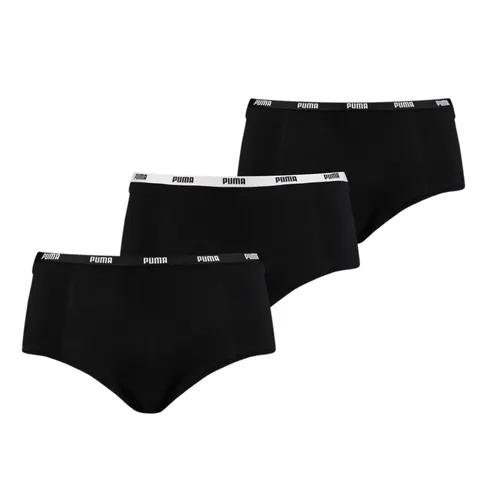 PUMA Mini Short, Biancheria intima Donna, Nero, XL