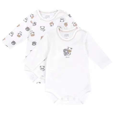 Chicco Body Manica Lunga Bimbo Cotone (set 2)