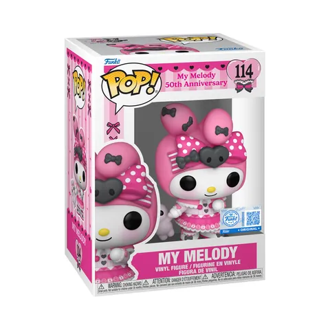 Funko POP! Sanrio: Hello Kitty - Kuromi 20th - My Melody - Figura in vinile da collezione