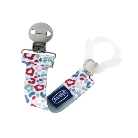 Chicco Fashion Clip Salvasucchietto Con Nastro, Universale, Per Agganciare Ciucci