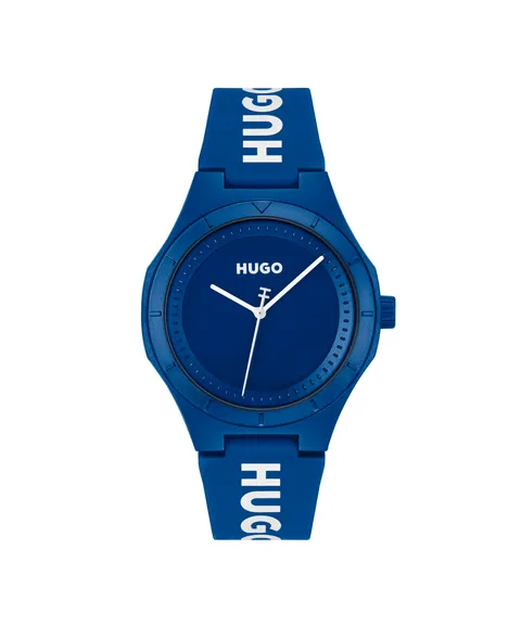 HUGO Orologio con Movimento al Quarzo a Tre Lancette da Uomo Collezione #LIT con