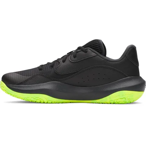 Under Armour UA Lockdown 7 - Scarpe da Basket Basse da Uomo, Nero Nero Metallico Nero, 40