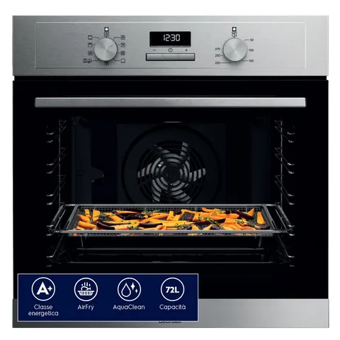 Electrolux Forno Multifunzione da Incasso EOM3H04X, Serie 300, 68L, Classe A, Ventilato