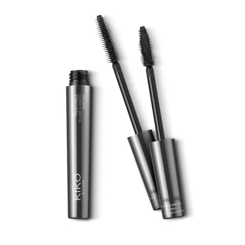 KIKO Milano Twistable Volume & Lenght Mascara | Mascara 2IN1 con Sistema Rotante: Effetti