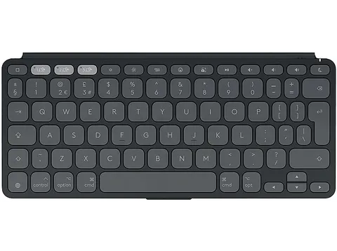 Logitech Keys-To-Go 2, tastiera wireless portatile per iPad con coperchio integrato, sottile, per iPad, iPhone, Mac e Apple TV, passa facilmente da un dispositivo all’altro, QWERTY ITA - Grafite