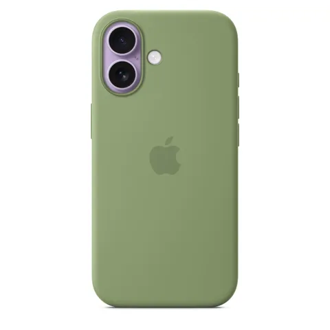Apple Custodia MagSafe iPhone 17 silicone muschio chiaro