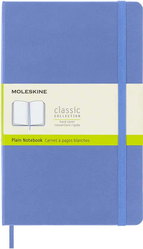 Moleskine Classic Notebook, Taccuino con Pagine Bianche, Copertina Rigida e Chiusura