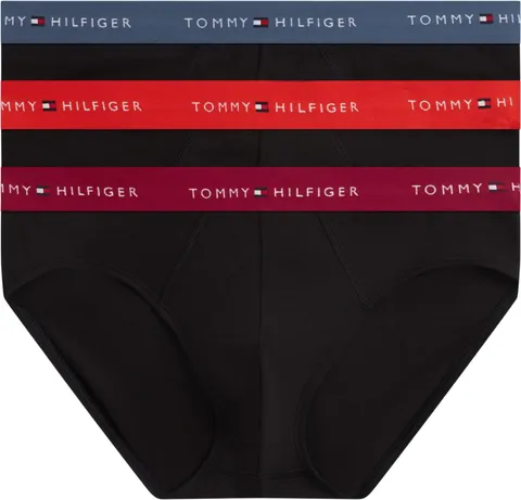 Tommy Hilfiger Slip da Uomo 3P WB UM0UM03876 Blu (Fre Rd/AE Sea/RAS Ju), M