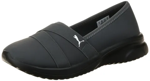Puma Adelina 2 - Scarpe da Ginnastica Femmina, Shadow Gray-Puma Silver-Puma Black