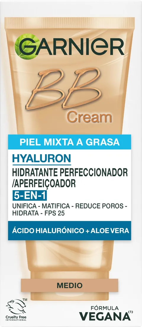 Skinactive BB Cream piel mixta a grasa SPF25#medium 50 ml