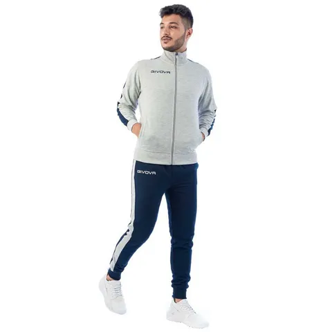 Givova TUTA Revolution Felpa BLU/Bianco Tg. L