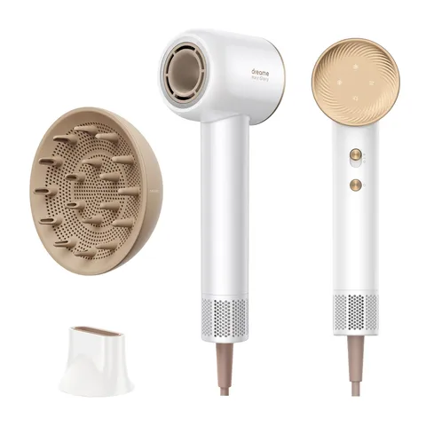 Dreame Hair Glory Combo Asciugacapelli, Asciugatura Rapida, Motore ad Alta velocità