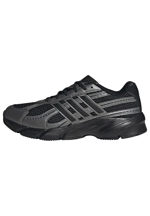 adidas Uomo Technochaos 2000 Shoes, Core Black/Core Black/Iron Met., 40 EU