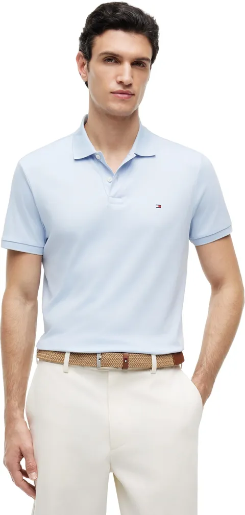 Tommy Hilfiger Polo Stagionale Uomo Cotone Liquido Reg Mw0Mw39994, Blu, L