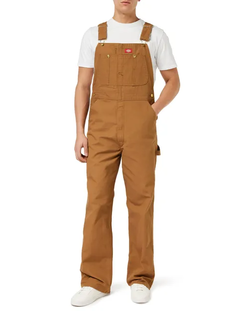 Dickies Salopette Bib Classica, Tuta Uomo, Rinsed Brown, 34W / 30L