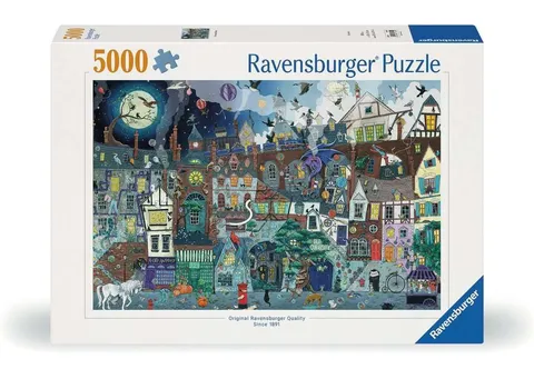 Ravensburger - Puzzle La Strada Fantastica, 5000 Pezzi, Idea regalo, per Lei o Lui