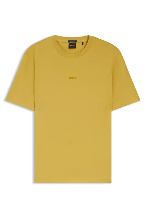Boss Maglietta da Uomo, Giallo Medio 721, XS