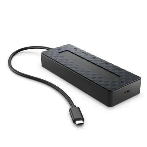 HP Hub Multi porta USB-C Universale, Compatibile con PC dotati di Porta USB-C, Power