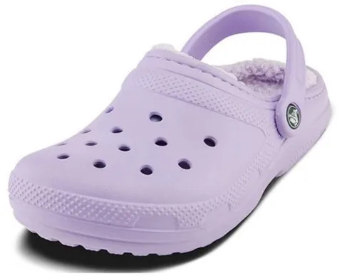 Crocs Unisex Adulto Classic Lined Clog Sabot, Lavender/Lavender, 46/47 EU