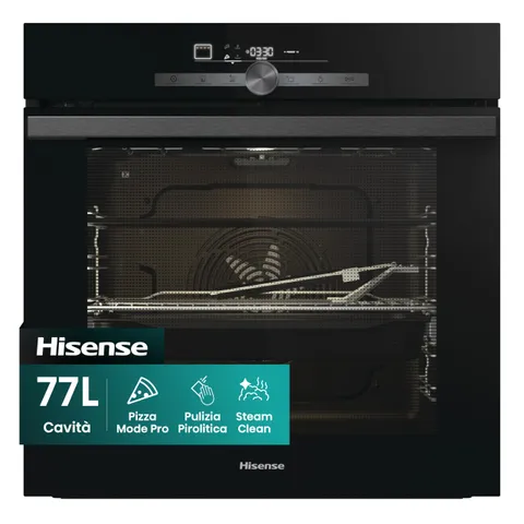 Hisense BI350BGPZ, Forno da incasso, Funzione pizza 3:30 min a 350°, teglia antiaderente