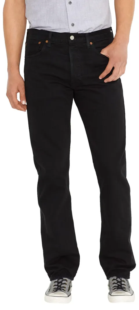 Levi's 501 Original Fit, Jeans Uomo, Stonewashed Black, 29W / 32L