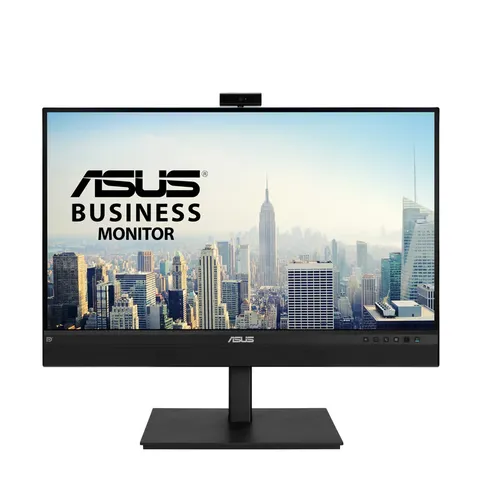 ASUS BE27ACSBK Monitor 27”, WQHD (2560x1440), IPS, Frameless, Webcam FullHD Integrata, Microfono Ai Noise Canceling, USB-C, Speaker Integrati, Design Ergonomico, Eye Care, Riduzione Luce Blu, Nero