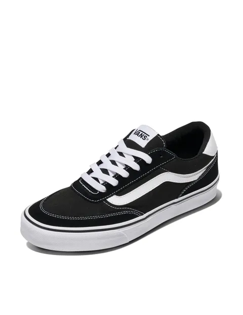 Vans Uomo Brooklyn LS Sneakers Suede And Black And White 44.5 EU