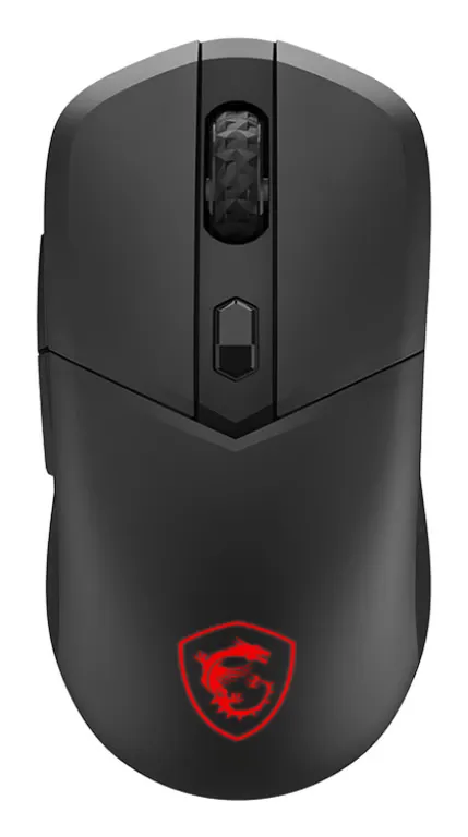 msi VERSA 300 - Mouse da gioco wireless, sensore ottico 8000 DPI, frequenza di polling 1000 Hz, simmetrico, microinterruttori Click Kailh da 30 M+, 6 pulsanti, batteria da 50 ore, latenza 1 ms, RGB,