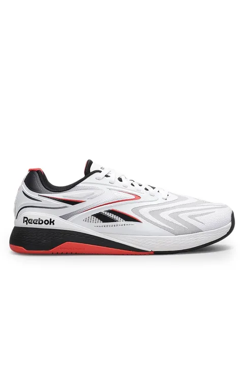 Reebok Sneaker Unisex Nano X5 Edge, Bianco/Nero/Sport Rosso, 39 EU