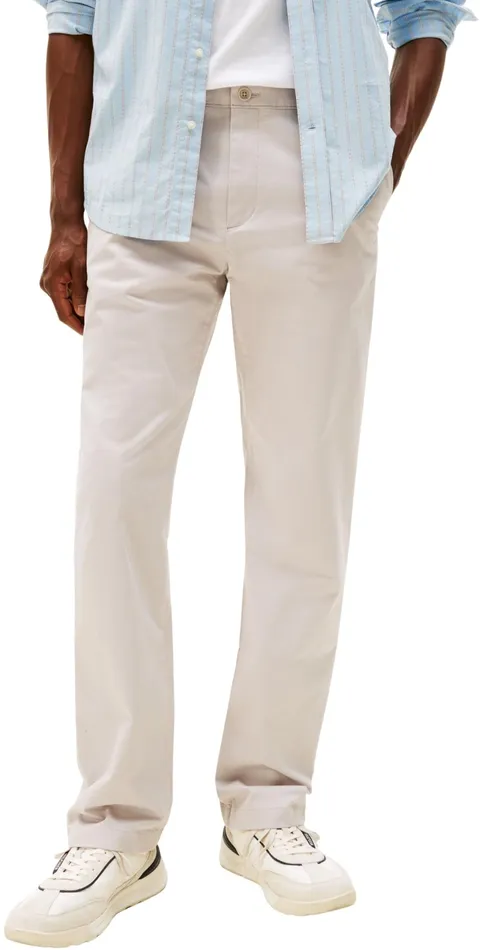 Tommy Hilfiger Core Mercer Essential Twill Mw0Mw40263, Pantaloni Chino, Uomo, Grigio