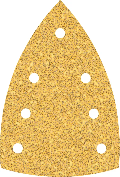 Bosch Professional 10x Carte abrasive Expert C470 con 7 fori (per Legno duro, Vernice su