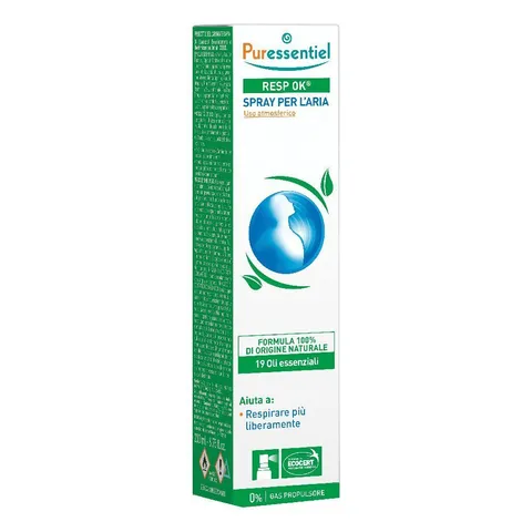 Puressentiel Spray per l'Aria Resp Ok con 19 Oli Essenziali 200 ml