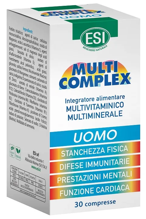 ESI - Multicomplex Uomo, Integratore Alimentare Multivitaminico Multiminerali