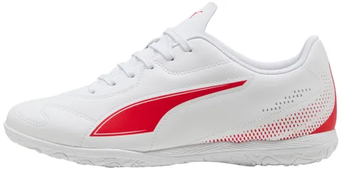 Puma Vitoria II IT - Scarpa da Calcio da Uomo, Colore: Bianco e Rosso, Taglia 42, Puma
