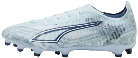 Puma Scarpa da Calcio Unisex Ultra 6 Match FG/AG, Icy Blu Bianco-Blu, Taglia 39, Icy Blue
