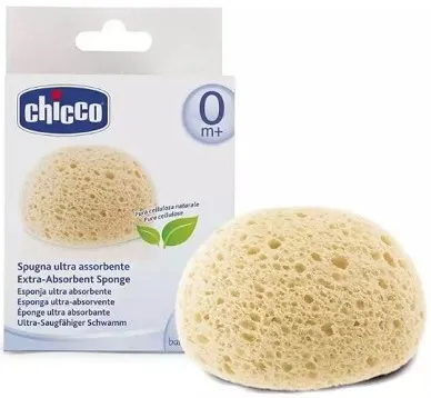 Chicco Spugna Ultra Assorbente Neonato, Gialla
