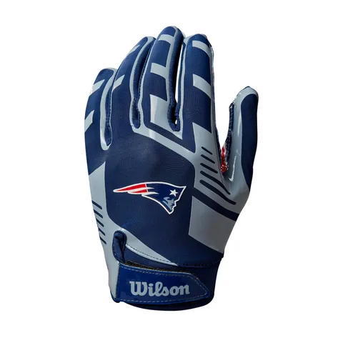 Wilson Guanti da football AD NFL Stretch Fit, Vestibilità Sicura e Presa Salda, In