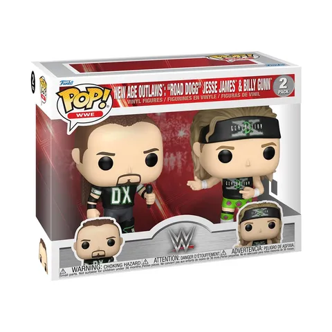 Funko Pop! WWE: New Age Outlaws - Road Dogg Jesse James - 2PK - Figura in Vinile da