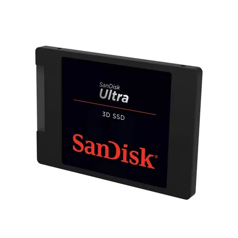 SanDisk Ultra 3D 4TB SSD Interno, SATA 2.5", ultra veloce fino a 560 MB/s, SATA III 6GB/s, 3D NAND Technologia, Tecnologia nCache 2.0, Resistente agli urti