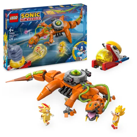 LEGO Sonic Super Shadow vs. Biolizard, Giochi d'Azione per Bambini e Bambine 9 Anni in su
