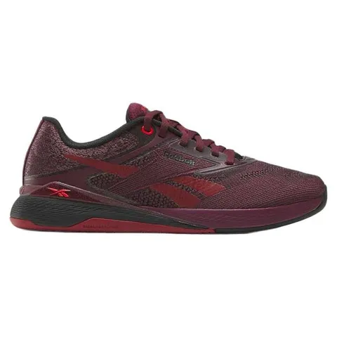Reebok Sneaker da Donna Nano X5, Nero, Rosso retrò, 35 EU, Black Cherry Black Retro Red