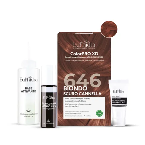 Euphidra - Euphidra ColorPro XD Tinta per Capelli Colore 646 Biondo Scuro Cannella